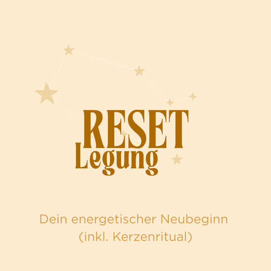 🔥 Reset - Legung – Dein energetischer Neubeginn (inkl. Kerzenritual) - KLIOlogie