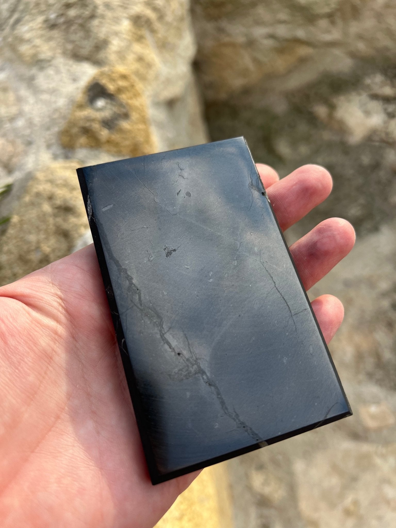 Schungit Handyplatte - KLIOlogie