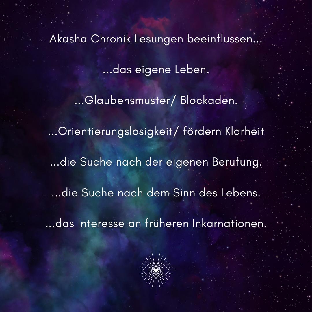 Akasha Chronik Reading | Akasha Chronik Abtauchen | KLIOlogie
