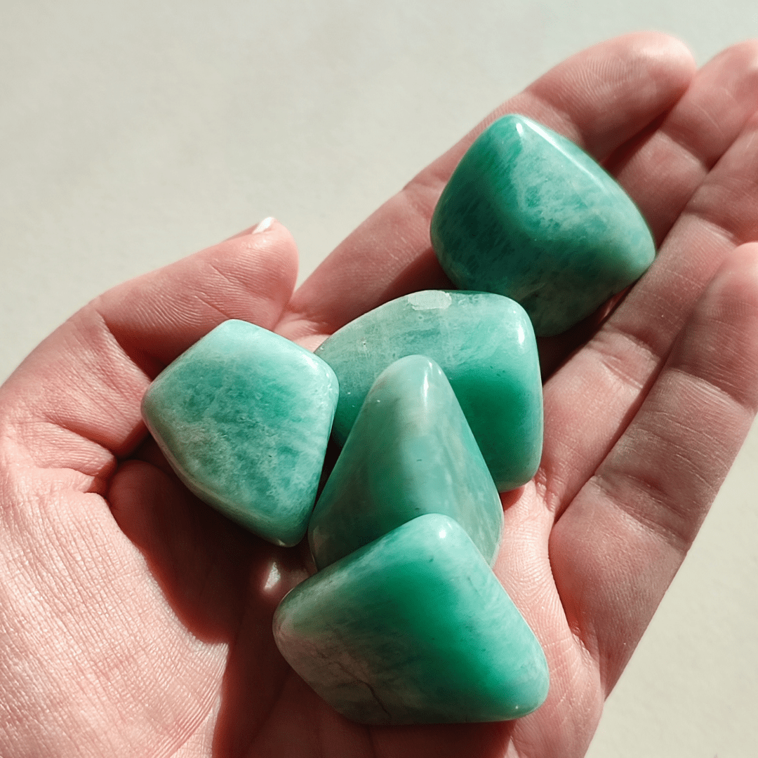 Amazonit Trommelstein - KLIOlogie