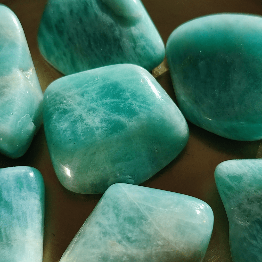 Amazonit Trommelstein - KLIOlogie