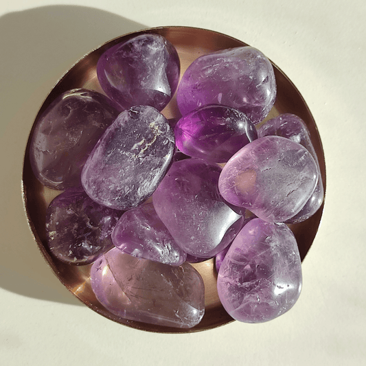 Amethyst Trommelstein - KLIOlogie
