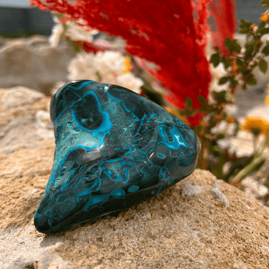 Azurit - Malachit Einzelstück - KLIOlogie