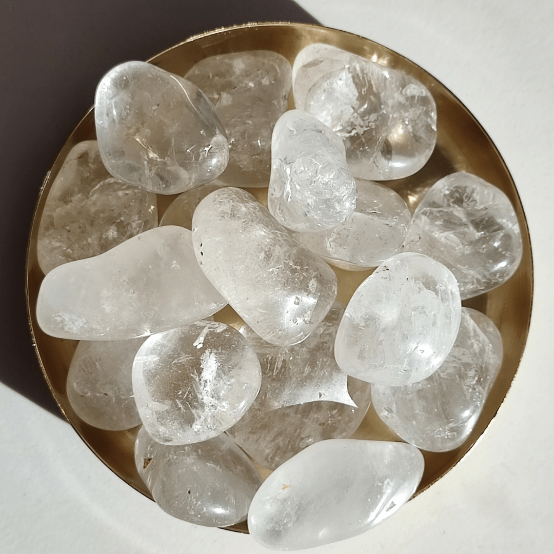 Bergkristall Trommelstein - KLIOlogie