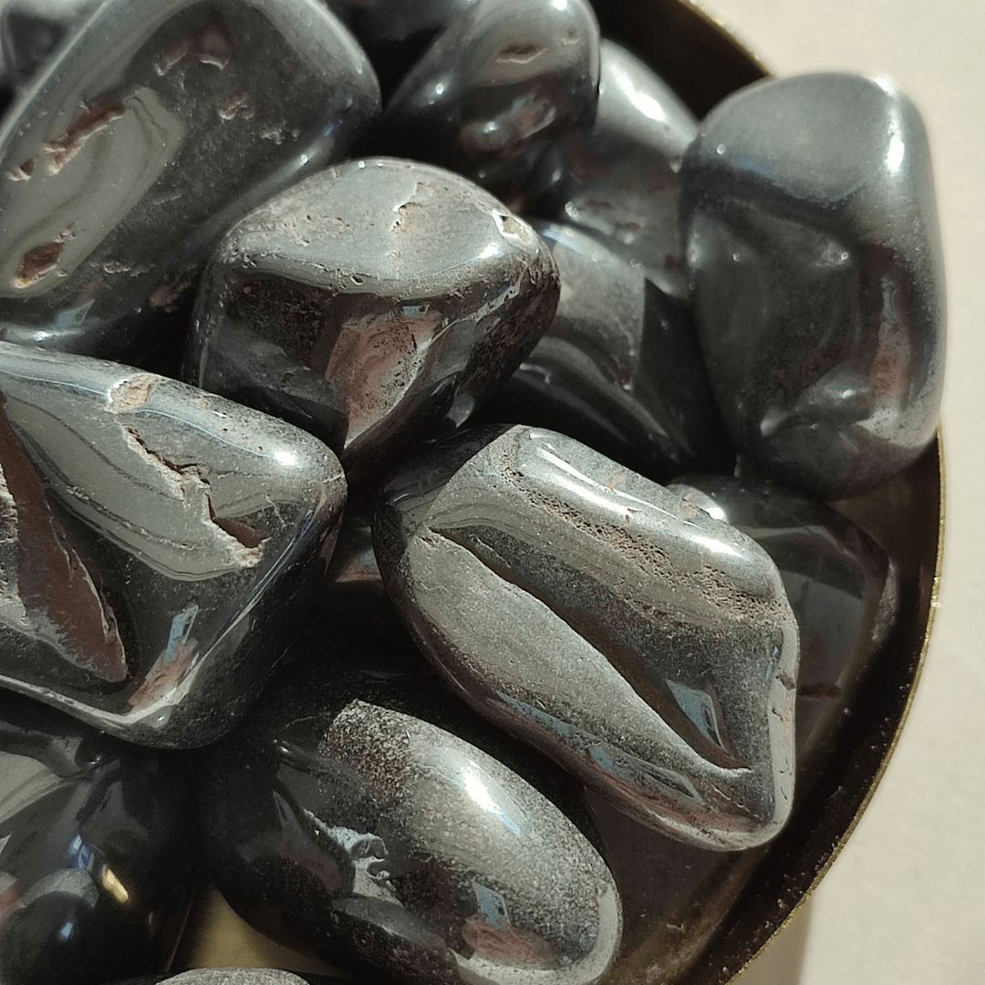 Hämatit Trommelstein - KLIOlogie