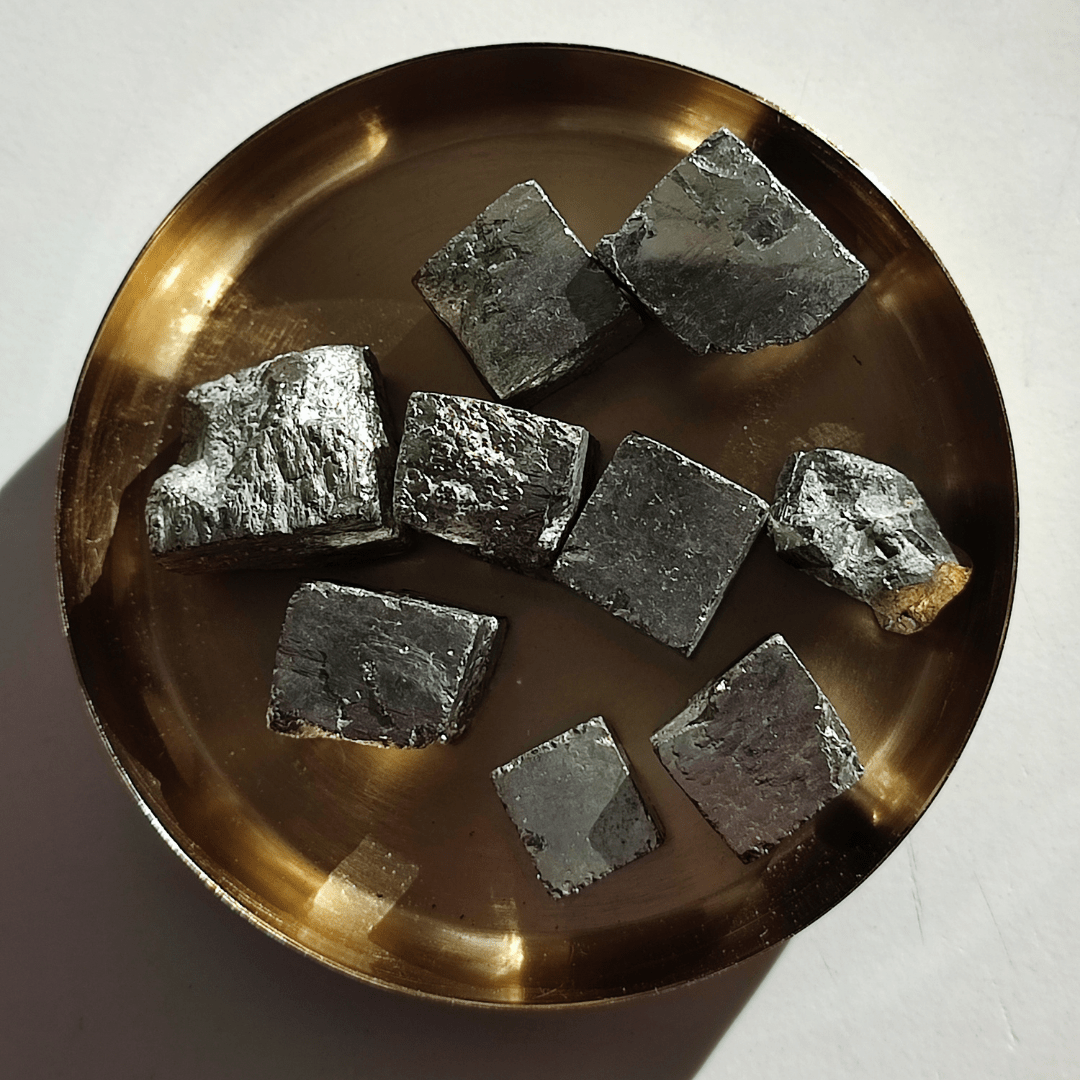 Pyrit Würfel halbpoliert - KLIOlogie