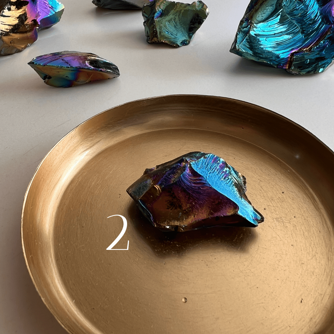 Regenbogen Aura Obsidian - KLIOlogie
