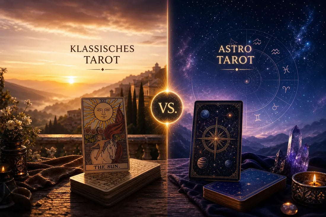 Astro-Tarot vs. Klassisches Tarot: Welches Reading passt zu dir? - KLIOlogie - Elisabeth Morri