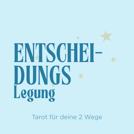 ⚖️ Entscheidungslegung – Tarot für deine 2 Wege