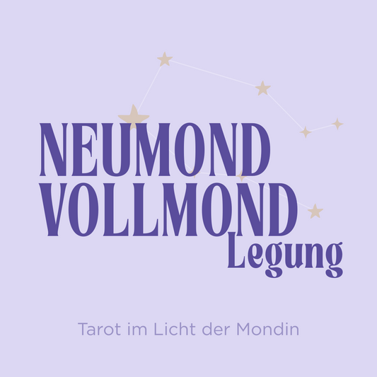 🌕 Neu- oder Vollmondlegung – Tarot im Licht der Mondin