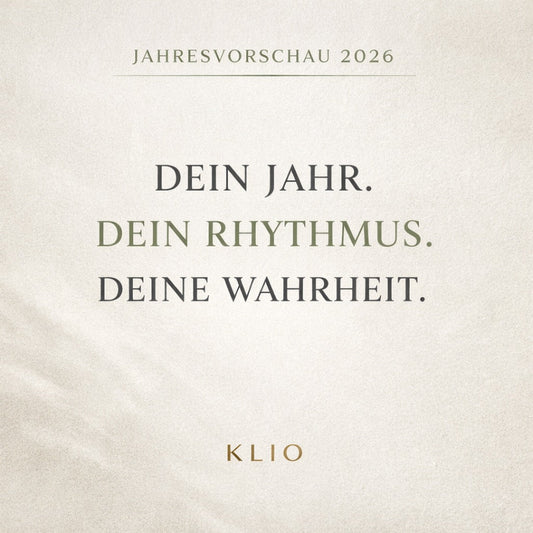 🌙 DEINE JAHRESVORSCHAU 2026 - KLIOlogie