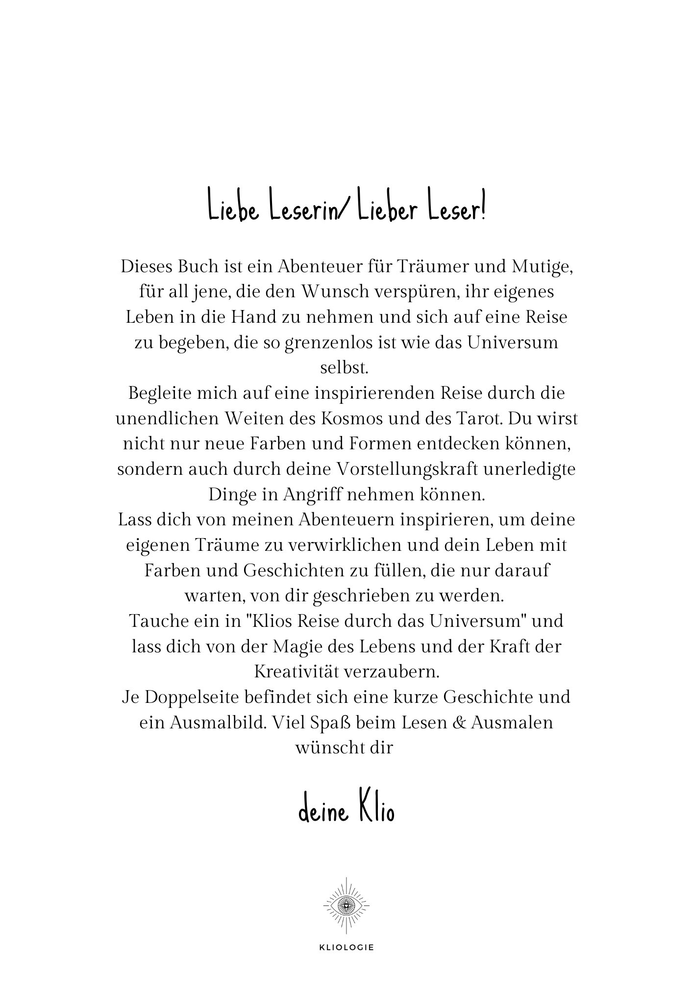 Klios Reise ins Universum - KLIOlogie