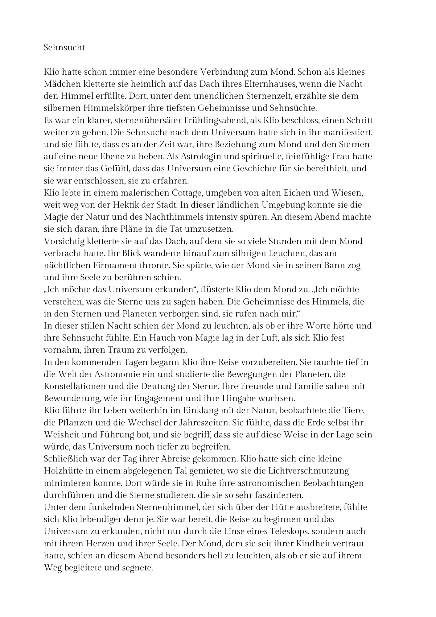 Klios Reise ins Universum - KLIOlogie