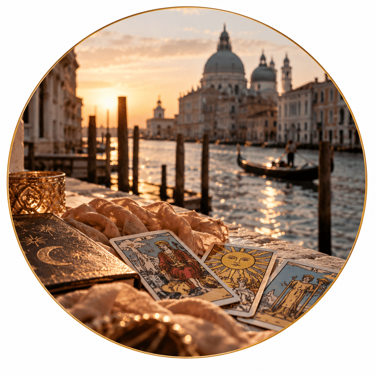 Tarot live aus Venedig 🎭 Deine Legung mit Lagunenblick - KLIOlogie - Elisabeth Morri