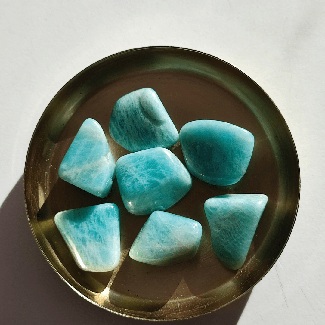 Amazonit Trommelstein - KLIOlogie