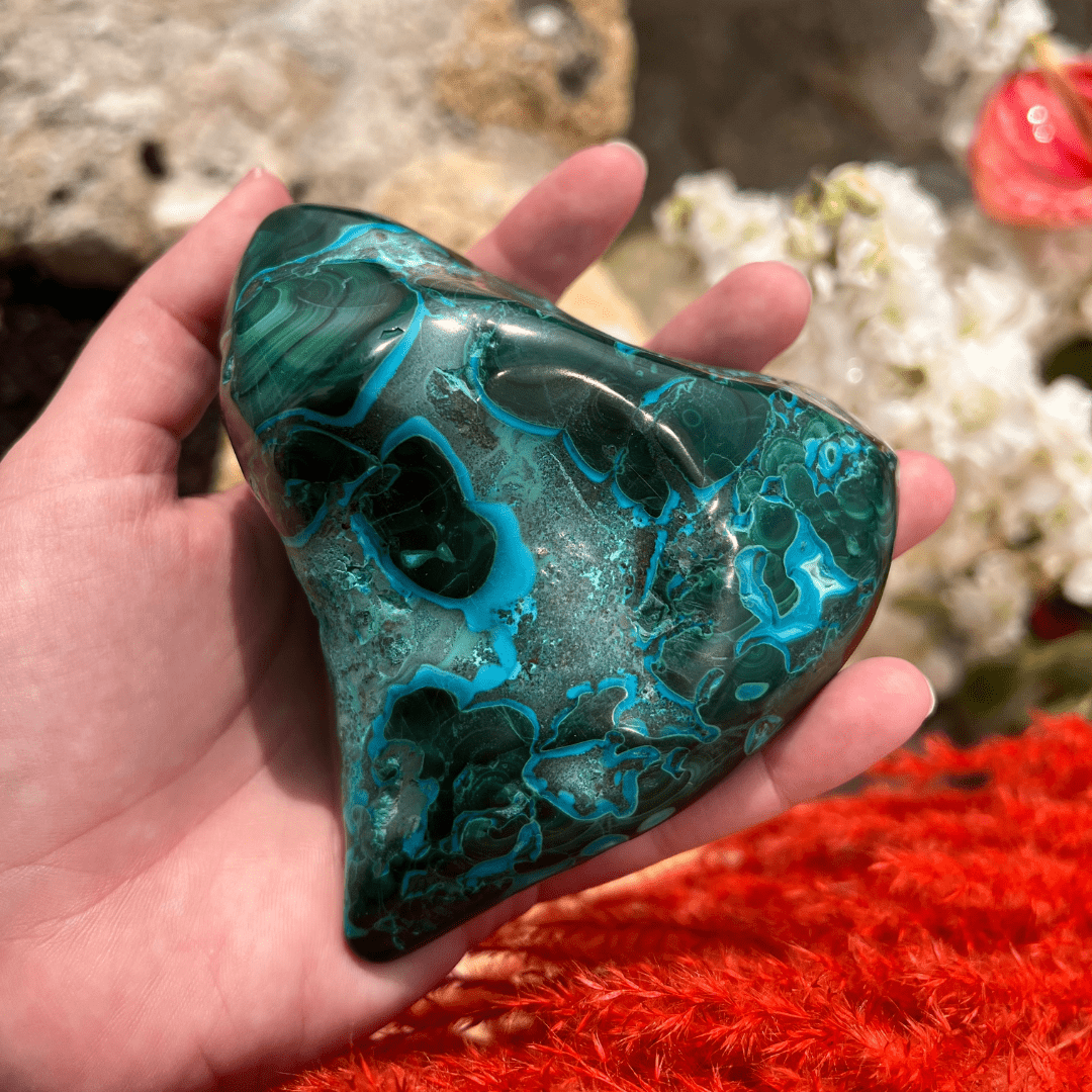 Azurit - Malachit Einzelstück - KLIOlogie