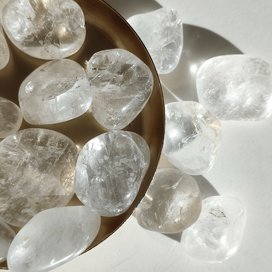 Bergkristall Trommelstein - KLIOlogie