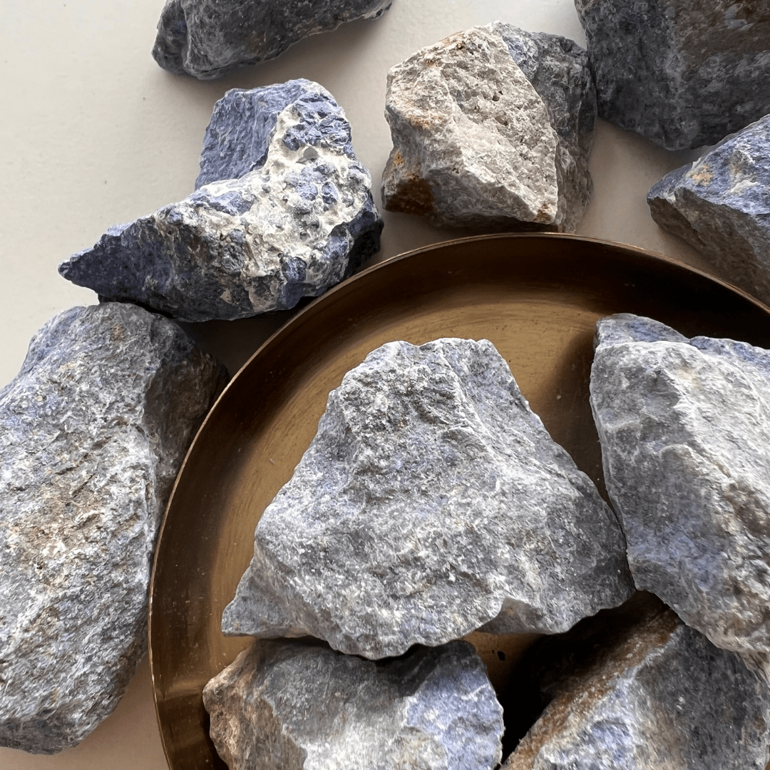 Dumortierit Rohstein - KLIOlogie