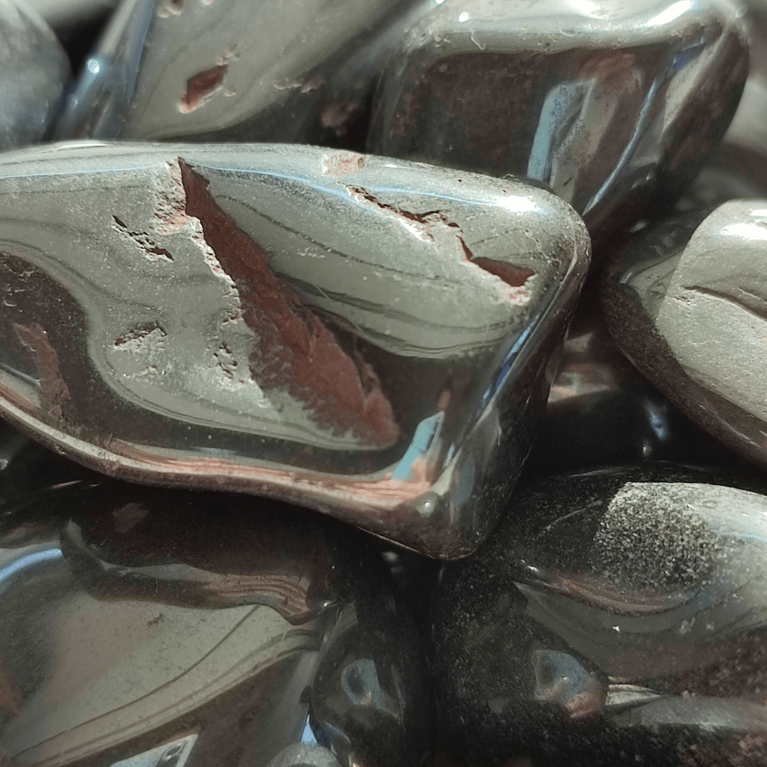 Hämatit Trommelstein - KLIOlogie