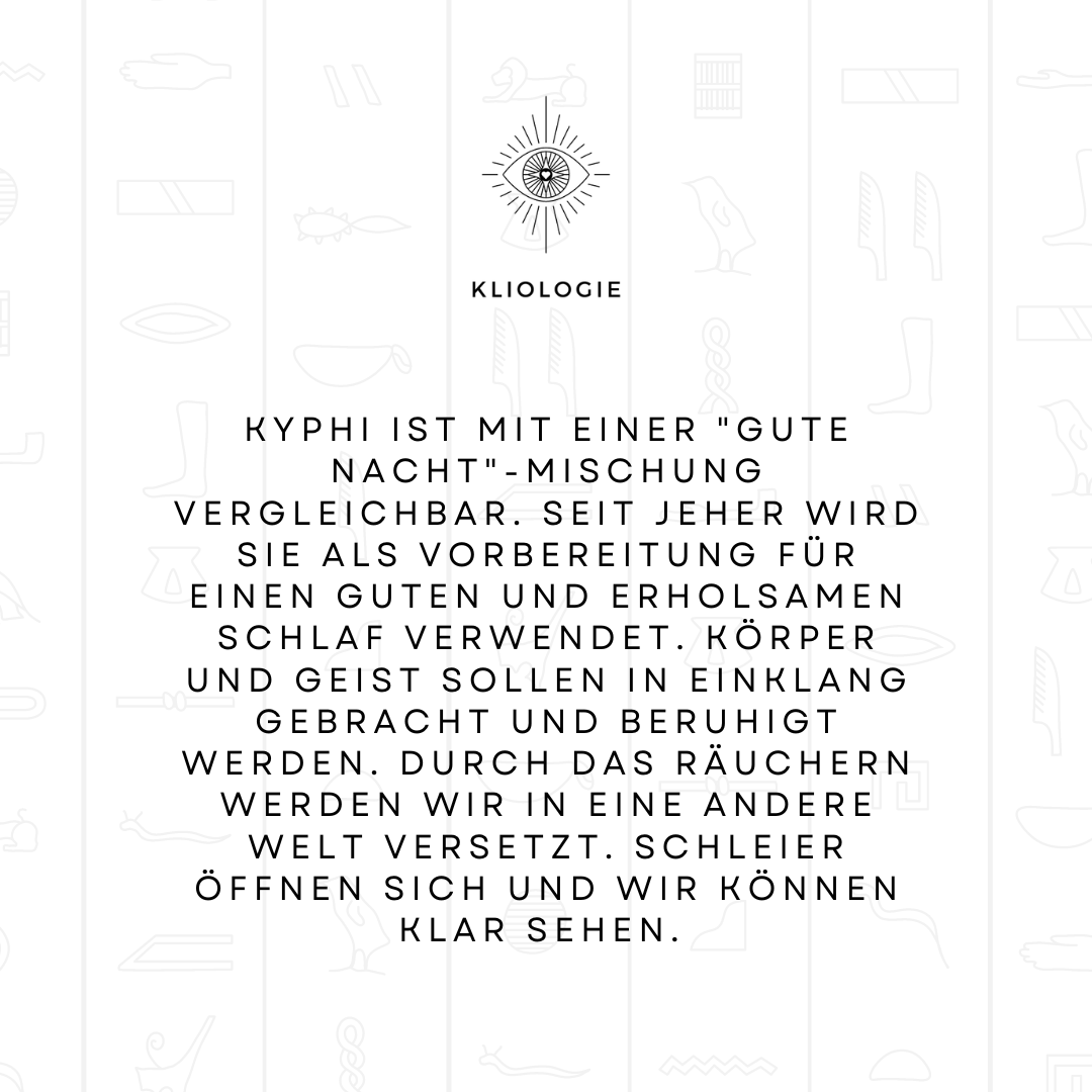 Räuchermischung - KYPHI - KLIOlogie