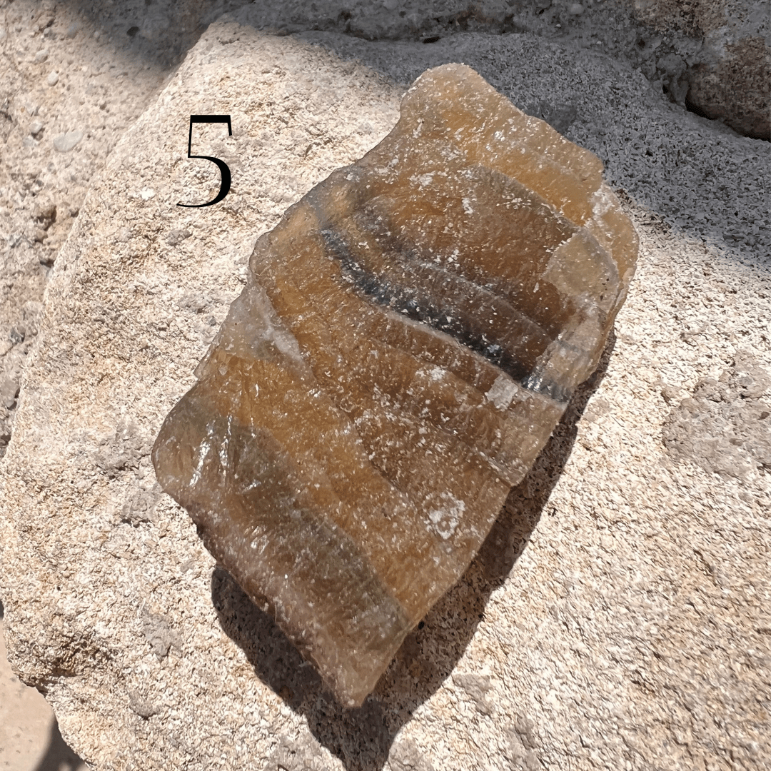 Regenbogen Fluorit Rohstein - KLIOlogie