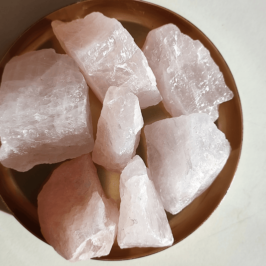 Rosenquarz Rohstein - KLIOlogie
