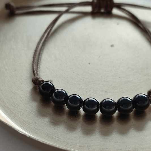 Schwarzes Turmalin Armband - KLIOlogie