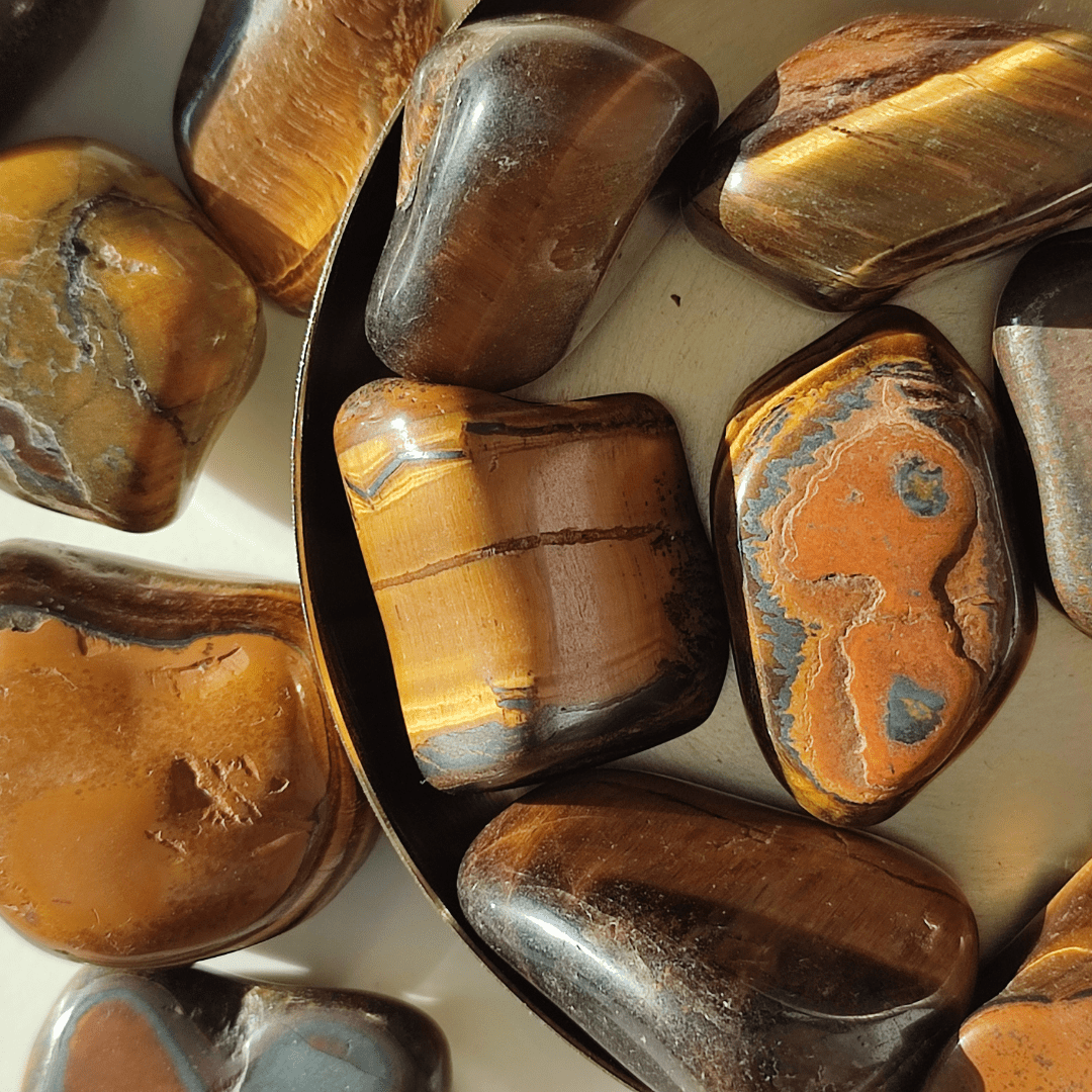 Tigerauge Trommelstein - KLIOlogie