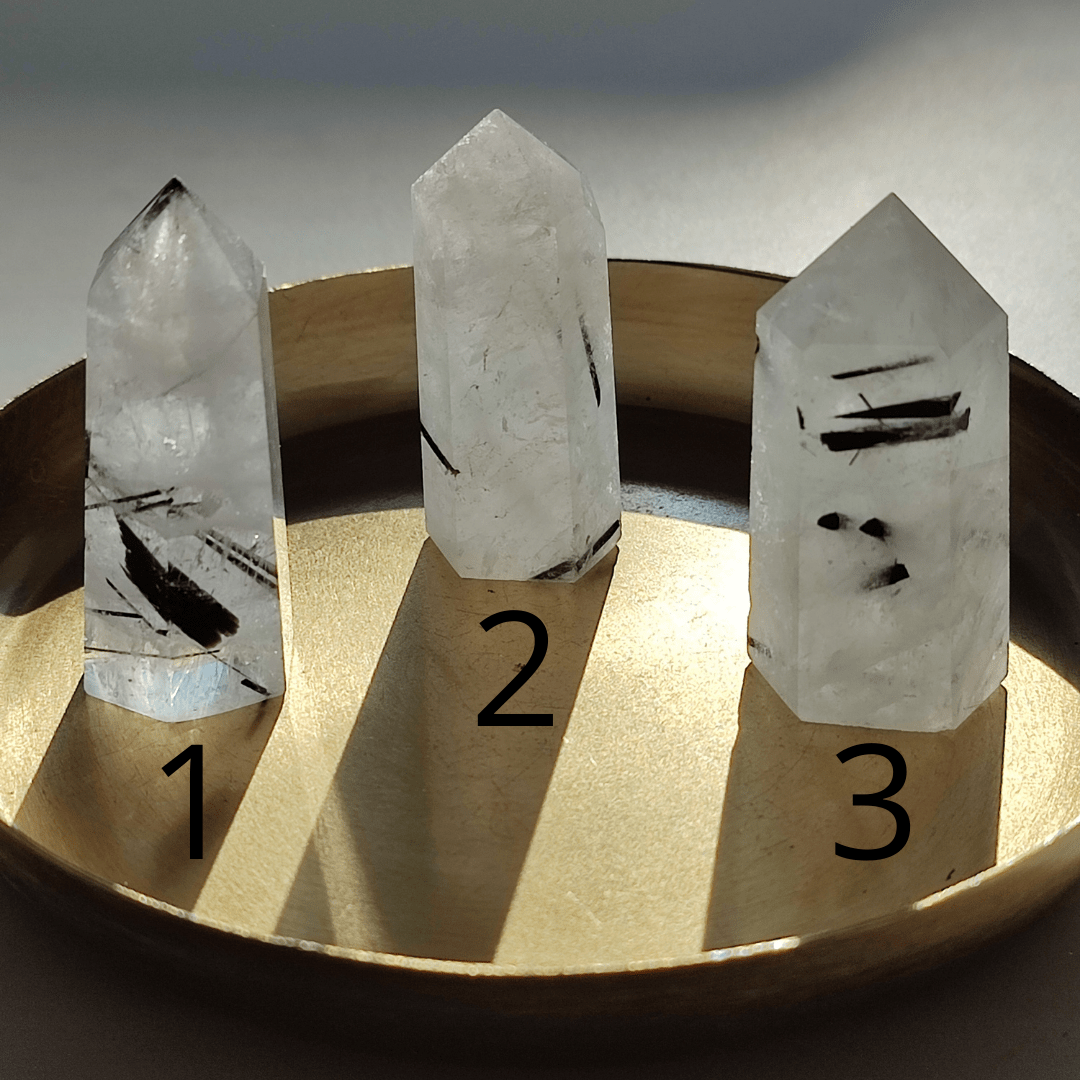 Turmalinquarz Spitze Einzelstücke - KLIOlogie